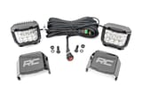 3 Inch Chrome Series LED Lights | Wide Angle Osram | Pair view 1