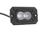 3x1.75 Inch Black Series LED Slim Aux | SAE Fog | Flush Mount | Pair view 2