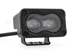 3x1.75 Inch Black Series | Yellow | LED Slim Aux | SAE Fog | Pair view 2