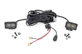 3x1.75 Inch Black Series | Yellow | LED Slim Aux | SAE Fog | Pair view 1