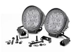 4 Inch Chrome Series LED Light | Round | Pair view 1