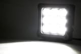 4 Inch Chrome Series LED Light Pods | Square | White DRL | Pair view 2