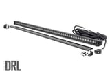 50 Inch Black Series LED Light Bar | Single Row | Cool White DRL view 1