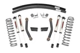Rough Country 3 Inch Lift Kit | SII | RR AAL | V2 Shocks | Jeep Cherokee XJ 2WD/4WD (84-01) view 1
