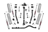 Rough Country 3.5 Inch Lift Kit | Adj LCA | FR D/S | Jeep Wrangler JL Rubicon 4WD (18-23) view 1