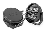 Black Series Halo LED Light Pair | White/Amber DRL | 6.5 Inch | Round view 2