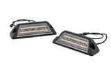 6 Inch LED Angled Light Pods | White/Amber | Pair view 2