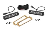 6 Inch Chrome Series LED Lights | Flush Mount | Pair view 1
