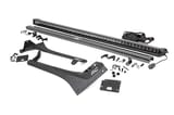 LED Light Kit | Windshield Mount | 50" BLK Single Row | Jeep Gladiator JT/Wrangler JL (18-26) view 1