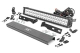 LED Light Kit | Bumper Mount | 20" Chrome Dual Row | White DRL | Jeep Grand Cherokee WK2 (11-20) view 1