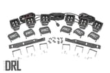 LED Light Kit | Fog Mount | Triple 2" Black Pair | White DRL | Ford Raptor (17-20) view 2