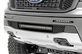 LED Light Kit | Bumper Mount | 6" Black Slimline Pair | Ford Ranger (19-23) view 1