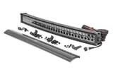 30 Inch Black Series LED Light Bar | Curved | Dual Row | Cool White DRL view 1