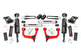 Rough Country 3.5 Inch Lift Kit | Red UCA | Vertex/V2 | Toyota Tacoma 2WD/4WD (2005-2023) view 1
