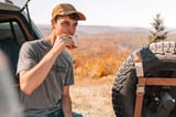 Rough Country T-Shirt | Horizontal Tread | Grey | MD view 5