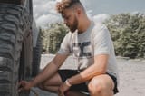 Rough Country T-Shirt | Logo | Grey | 3XL view 4