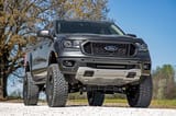 LED Light Kit | Bumper Mount | 6" Black Slimline Pair | Ford Ranger (19-23) view 4