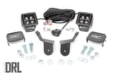 LED Light Kit | Cage Mount | 2" Black Pair | White DRL | Honda Pioneer 1000/Pioneer 1000-6 view 1