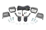 LED Light Kit | Cage Mount | 2" Chrome Pair | Wide Angle | Honda Pioneer 1000 view 1