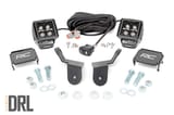 LED Light Kit | Cage Mount | 2" Black Pair | Amber DRL | Honda Pioneer 1000/Pioneer 1000-6 view 1