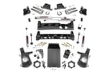 Rough Country 4 Inch Lift Kit | Chevy Silverado & GMC Sierra 1500 4WD (1999-2006 & Classic) view 1