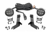 LED Light Kit | Ditch Mount | Black Series Round | 3.5 Inch | Amber DRL | Chevy 1500 (99-06) view 1