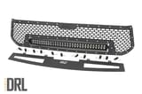 Mesh Grille | 30" Dual Row LED | Black | Amber DRL | Toyota Tundra (14-17) view 1