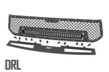 Mesh Grille | 30" Dual Row LED | Black | White DRL | Toyota Tundra (14-17) view 1