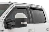 Side Window Deflectors | Tape On Rain Guard | Ford F-150/Lightning/F-250/F-350/Raptor (15-26) view 1
