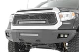 Mesh Grille | 30" Dual Row LED | Black | White DRL | Toyota Tundra (14-17) view 2