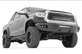 Mesh Grille | 30" Dual Row LED | Black | White DRL | Toyota Tundra (14-17) view 4