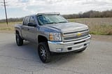 LED Light Mount | Upper Windshield | 50" Curved | Chevy/GMC 1500/1500 SUV/2500HD/3500HD (07-14) view 4