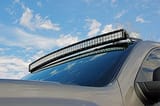 LED Light Mount | Upper Windshield | 50" Curved | Chevy/GMC 1500/1500 SUV/2500HD/3500HD (07-14) view 2