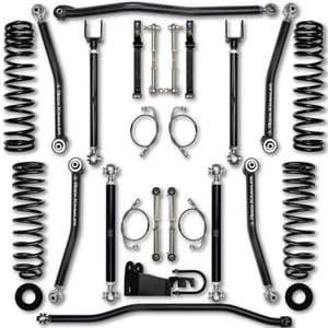 Rock Krawler - 2.5 Inch X Factor System - 07-18 Wrangler JKU 4-Door