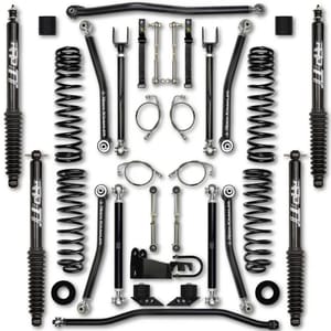 Rock Krawler - 2.5 Inch X Factor System - TT - 07-18 Wrangler JKU 4-Door