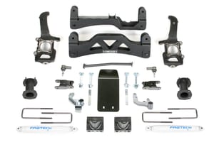 Fabtech 6" Basic System with Front Stock Coilover Spacers & Rear Perf Shocks