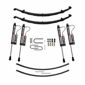 Skyjacker 4 In. Suspension Lift Kit With ADX 2.0 Remote Reservoir Shocks.