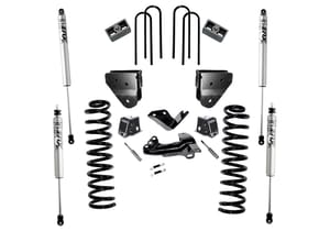 Superlift 4" Lift Kit w/ FOX Shocks - 05-07 F250/350 4WD Dsl w/o 4Link Arms w/o RadiusArms