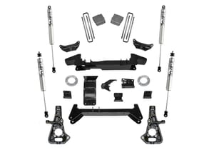 Superlift 6" Lift Kit w/ FOX Shocks - 01-10 Silv/Sierra 2500HD/3500HD 4WD - Knuckle Kit
