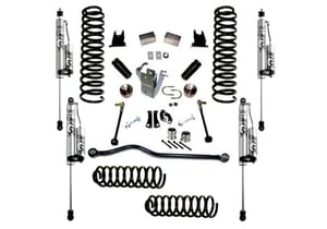 Superlift 4" Lift Kit - 07-18 Wrangler JK - 2-door - w/ FOX 2.0 Reservoir Shocks