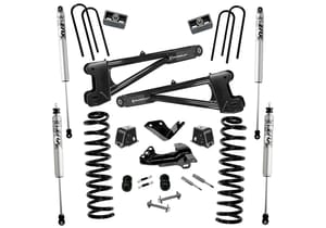 Superlift 4" Lift Kit w/ FOX Shocks - 05-07 F250/350 4WD Diesel w/ Replacement Radius Arms