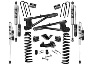 Superlift 4" Lift Kit w/ FOX 2.0 Reservoir Shocks - 05-07 F250/350 4WD Dsl w/RepRadiusArms