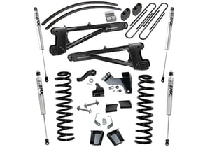 Superlift 8" Lift Kit w/ FOX Shocks - 11-16 F250/350 4WD Diesel w/ Radius Arms