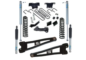 Superlift 4" Radius Arm Lift Kit - 23-25 F-250/F-350 4WD - Diesel - w/ Bilstein Shocks