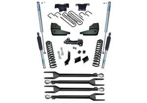 Superlift 4" 4-Link Lift Kit - 23-25 F-250/F-350 4WD - Diesel - w/ Bilstein Shocks