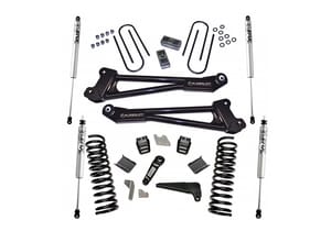Superlift 4" Lift Kit w/ FOX Shocks - 13-18 Ram 3500 4WD Diesel w/ Radius Arms