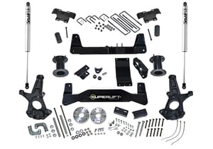 Superlift 6.5" Lift Kit w/ FOX Shocks - 14-18 GM 1500 4WD w/ Al or SS Control Arms
