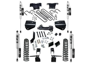 Superlift 4" Lift Kit w/ FOX Res Shocks - 17-22 F2/350 4WD Dsl w/o4LinkArms w/oRadiusArms