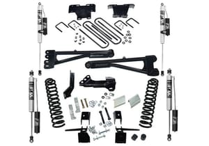 Superlift 4" Lift Kit w/ FOX 2.0 Reservoir Shocks - 17-22 F250/350 4WD Dsl w/ Radius Arms