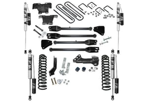Superlift 4" Lift Kit w/ FOX 2.0 Res Shocks - 17-22 F250/350 4WD Diesel w/ 4-Link Arms